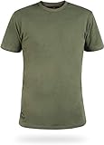 normani Winter Unterziehhemd Kurzarm T-Shirt mit Plüschfutter Farbe Oliv Größe 3XL/10