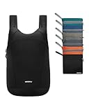 WATERFLY Faltbarer Rucksack Klein 15L: Ultraleicht Wanderrucksack Packable Tagesrucksack Sportliche...