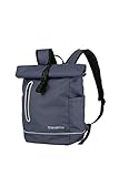 travelite BASICS Rucksack aus wasserfestem Material, Schulrucksack aus Polyester mit Reflektoren +...