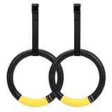 Noxtioanip Set of 2 Turnringe 28 mm, Gymnastikringe mit Verstellbaren Buckles Straps 4m, Ringe...