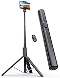 ANXRE 180cm Handy Stativ Selfie Stick, All-in-1 Handystativhalter Kamera Stativ für Smartphone mit...