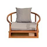 Bodenstuhl, Bodenstuhl aus Holz mit Rückenlehne, tragbarer Tatami-Stuhl im japanischen Stil,...