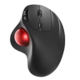 Nulea M501 Kabellose Trackball Maus, Wiederaufladbare Ergonomische Maus, Präzises und Reibungsloses...