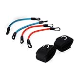 BESTonZON Resistance Bands Set mit Tragetasche Langlebige Natürliche Latexbänder für Fitness...