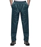 iCreek Herren-Regenhose, wasserdicht, winddicht, leicht, Wanderhose, Arbeit, Regen, Outdoor, Golf,...
