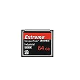 Extreme 64GB Compact Flash Speicherkarte, Original CF Karte für professionelle Fotografen,...