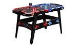 Carromco Airhockey Spieltisch Fire & Ice groß, Air Hockey Kinder/Erwachsene, Airhockey Tisch LED...