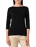 VERO MODA Damen Stretch T-Shirt 3/4 Arm Basic U-Boot-Ausschnitt Top Oberteil Regular Fit Langarm...