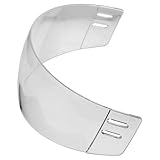 Abaodam Eishockey Helmvisier Klar Gerades Kratzfestes Ersatzvisier mit Antibeschlagbeschichtung...