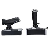 Jiawu Flugsimulations-Joystick mit Immersiver Vibrationskontrolle für Serie X S Wins7 8 10 11,...