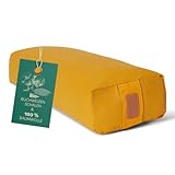 #DoYourYoga® Yoga Bolster »Paravati« mit Bio-Buchweizenschalen (KBA), waschbarer Bezug, 67cm x...