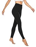 JOYSPELS Sport Leggings Damen, Leggings Damen Sporthose Sportleggins Lang Laufhose, Schwarz, M