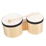 Toyvian Kindergarten Early Education Class Dance Class Percussion Instrument 4 Zoll 5 Zoll Bongo...