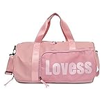 Sporttasche mit Nassfach Nylon Herren Sport Umhängetasche Frauen wasserdichte Mädchen Gym Bags mit...