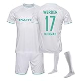 Werder Bremen Trikot,Werder Bremen Hause/Auswärts Fußball Trikots Shorts Socken Set für...