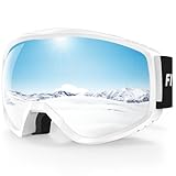 Findway Skibrille Erwachsene für Herren Damen, Snowboardbrille für Brillenträger, OTG UV-Schutz...