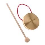 Colcolo Metallhand Gong mit Stick Hand Musik Percussion Becken Rhythmus Beat Spielzeug