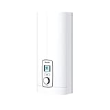 STIEBEL ELTRON Elektronischer Durchlauferhitzer DEL 18/21/24 Plus, gradgenaue Wunschtemperatur, LCD...