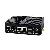 STRHIGP Firewall Mini PC OPNsense Celeron J4125 Quad Core Firewall 4 LAN, DDR4 8GB RAM 128GB SSD,...