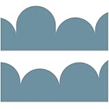 Yabaduu Bordüre 15x200cm für Kinderzimmer Babyzimmer Deko im Skandi Look Scandi Aufkleber...