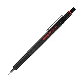 rOtring 600 Druckbleistift | 0,7 mm | schwarz | Ergonomisches Vollmetallgehäuse