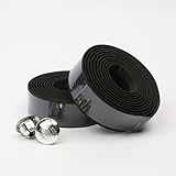 Niceminiwall Lenkerband aus Gummi für Rennrad, 2,8 cm breit, 200 cm lang, einfarbige Umwicklung mit...