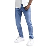 Jeanshose Herren Stretch Lange Jeans Casual Skinny Hosen Hip Hop Retro Frühling Sommer Sporthose...