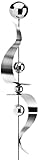 Kobolo Gartenstecker Blumenstecker Dekostecker Twin - Edelstahl - Silber - 120 cm