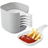 Jogoico Dip SchäLchen 6 Stück Mehrzweck-Dip Schalen Mini Dipschale mit Griff Dip-Schüssel mit...