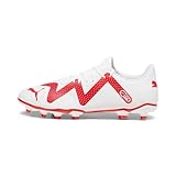 PUMA Herren Future Play Fg/Ag Fussballschuh, White Fire Orchid, 45 EU