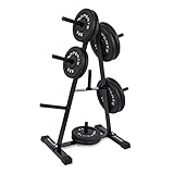 MSPORTS Hantelscheibenständer Premium Hantelbaum, Scheibenaufnahme: 30mm, bis 250 kg belastbar