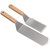 Exklusives Grillwender Set aus hochwertigem Edelstahl - BBQ Grillset in erstklassiger Qualität für...