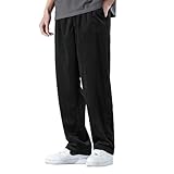 Cordhose Herren Lang Corduroy Freizeithose Elastische Taille Cord Hose mit Taschen Große Größen...