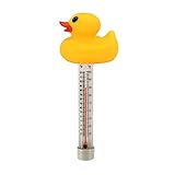 Pool-Thermometer, Pool-Thermometer In Entenform Zum Einfachen Ablesen, Wassertemperatur-Thermometer...