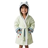 Top Towel Mädchen & Jungen Racoon, Frottee 450g/m², Mit Kapuze & Taschen, Waschbar bei 30°C, 100%...