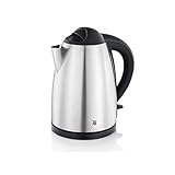 WMF Bueno Wasserkocher Edelstahl 1,7l, elektrischer Wasserkocher mit Kalkfilter, 2400 W, beleuchtete...