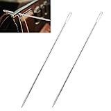 keyxer - 2 Stück Extra lange Webnadeln mit großem Öhr für Möbel - 6 Zoll (15 cm) Straight Hand...