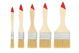 Pinselset 5 teilig Flachpinsel Lackierpinsel Lasurpinsel Pinsel Set