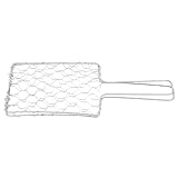 Yardenfun Tragbarer Fischgrillkorb aus Robustem Edelstahl mit Praktischem Griff Kleines Picknick...