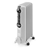 De'Longhi Radiator RadiaS TRRS0715, stufenlose Temperaturregelung, 1500 W Heizleistung, mobil dank...