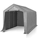 Bonnlo Carport Garagenzelt 180X180cm, Winterfest Aufblasbar Lagerzelt Gerätehaus mit Stabiler...
