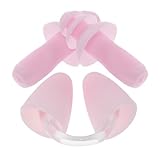 UPKOCH Schwimm-nasen wasserdichte Silikon Ohrstöpsel und Nasenklammern Mittel Rosa mit...