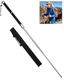 KKUOYT Teleskopstab aus Hochfeststahl – Tragbarer Sicherheitsstab mit Fensterschlaggerät &...