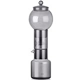 Illkjasfc Zusätzlicher Kaffeebereiter aus Borosilikatglas mit modifizierbarer Tropfensteuerung für...