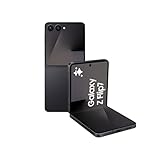 Samsung Galaxy Z Flip7, KI-Telefon, Nachtschwarz, 256GB Speicher, 12GB Speicher, 50MP Kamera für...