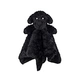 Apricot Lamb Schwarzer Pudel Weiche Sicherheitsdecke Schmusetuch für Babys, Plüsch Schnuffeltuch,...