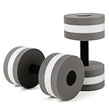 Aqua-Hanteln, 1 Paar Aqua-Fitness-Hantel-Set, Aqua-Aerobic, Eva-Schaum-Hanteln, Pool-Widerstand,...