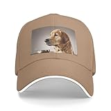 NPOREJKNGF Baseballkappe mit niedlichem Mops-Motiv, klassische Unisex-Mütze mit atmungsaktivem...