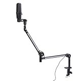 RASTKY USB-Kondensatormikrofon, Verstellbares RGB-Mikrofonständer-Set für Heim-Streaming,...