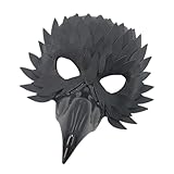 Pitadue Maskenmasken-Kostüm mit Schnabel-Motiv, für Halloween, Cosplay, für Damen und Herren,...
